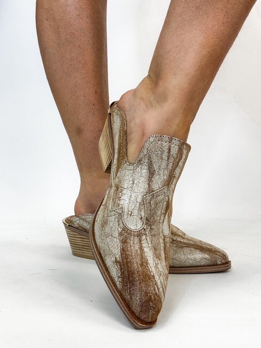 Corky's Camel Saloon Shoes - Macoma Boutique303 Mules & Boots