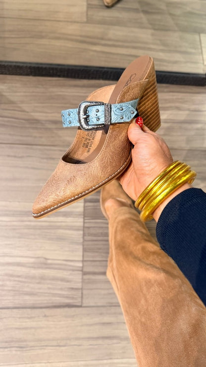 Corky's Camel Turquoise For The Girls Heels - Macoma Boutique302 Wedges & Heels