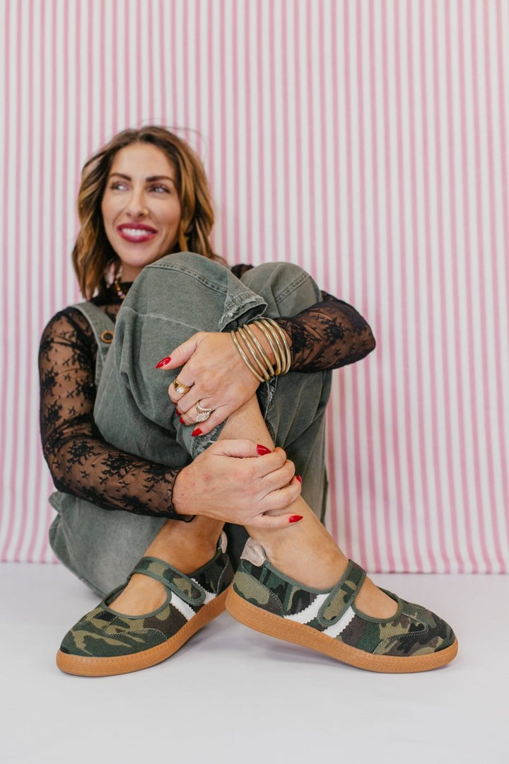 Corky's Camo Calm Down Sneakers - Macoma Boutique301 Sneakers