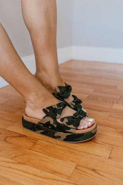 Corky's Camo Lil Bit Knotty Sandals - Macoma Boutique305 Flats
