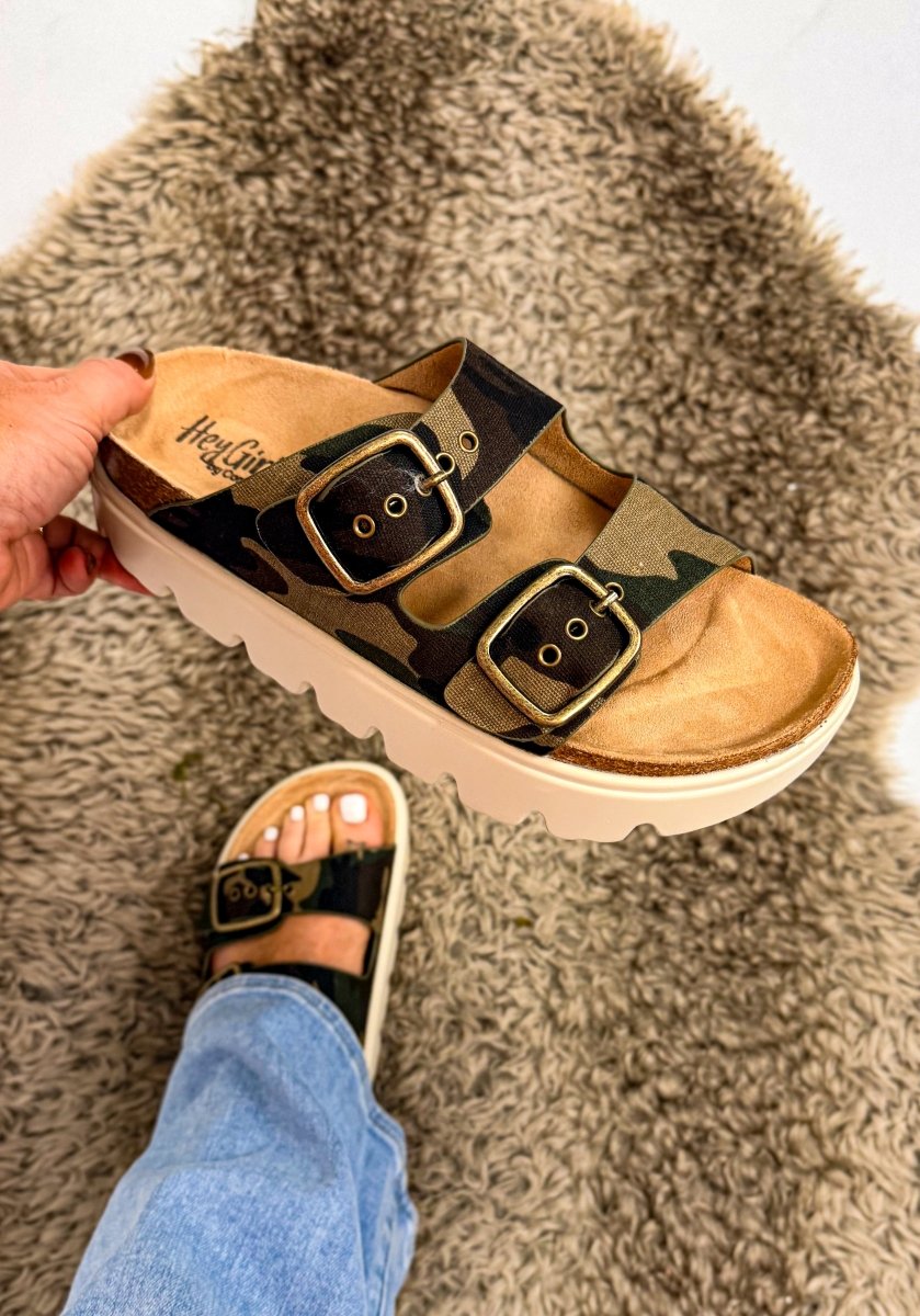 Corky's Camo Rumor Has It Sandals - Macoma Boutique304 Sandals