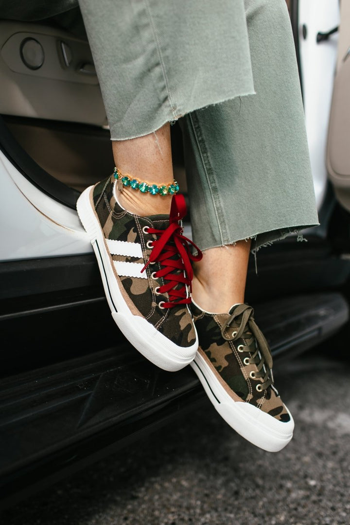 Corky's Camo That's Her Sneakers - Macoma Boutique301 Sneakers