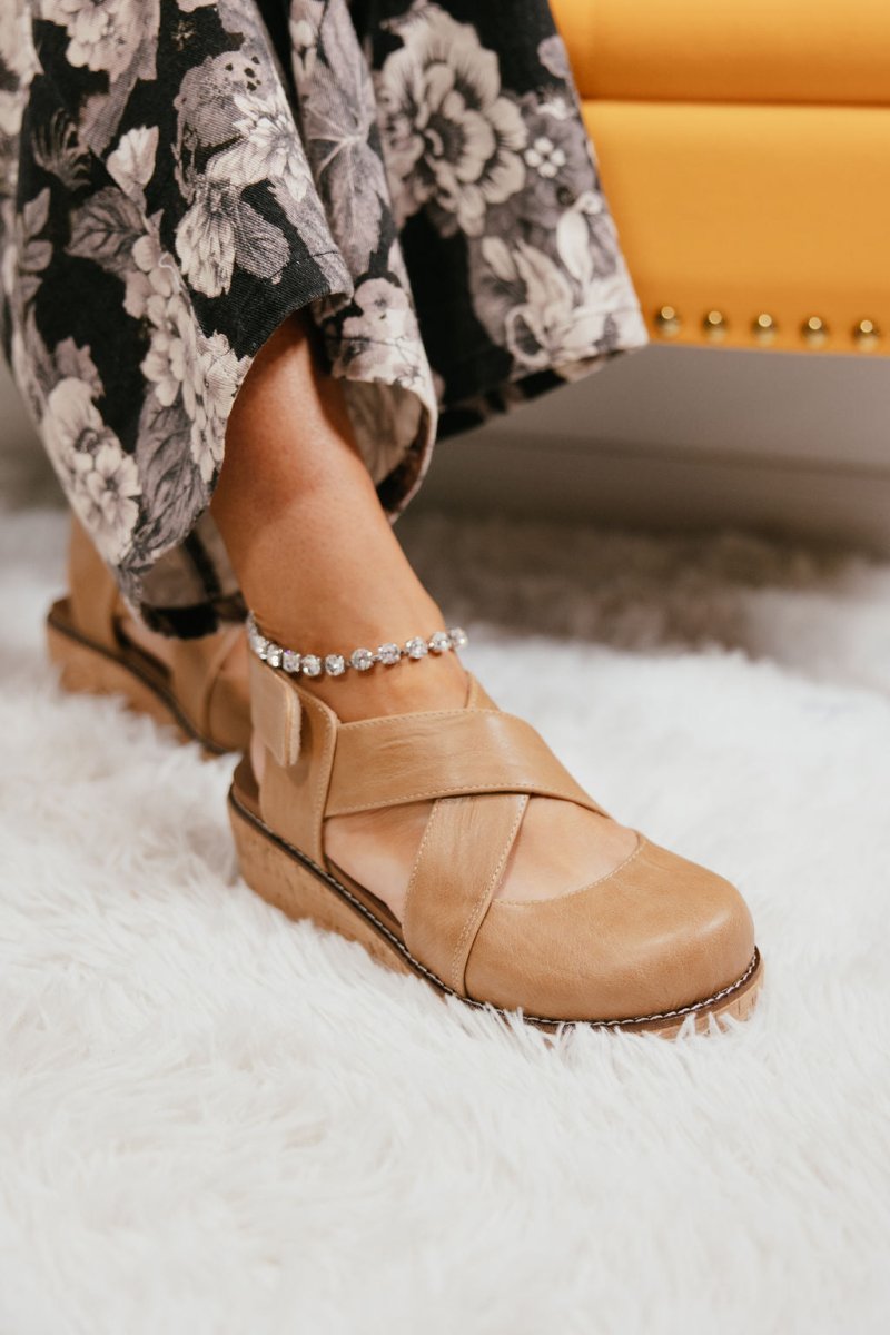 Corky's Caramel Bring It In Sandals - Macoma Boutique302 Wedges & Heels