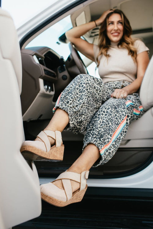 Corky's Caramel Combo Case Closed Wedges - Macoma Boutique302 Wedges & Heels