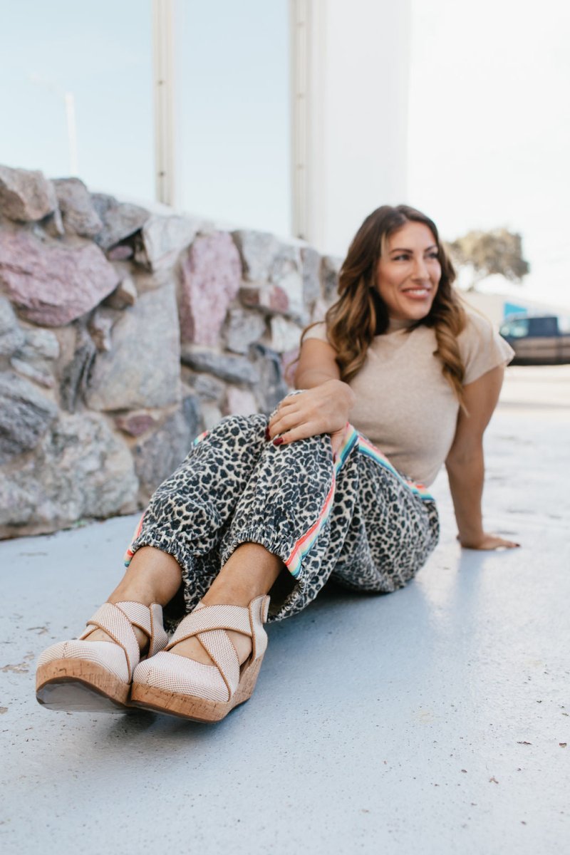 Corky's Caramel Combo Case Closed Wedges - Macoma Boutique302 Wedges & Heels