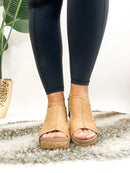Corky's Caramel Smooth Carley Sandals - Macoma Boutique302 Wedges & Heels