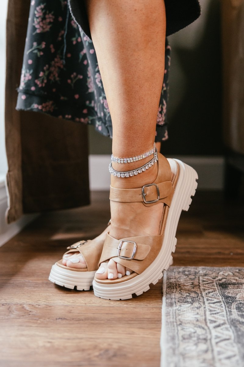 Corky's Caramel That's Just Me Sandals - Macoma Boutique304 Sandals