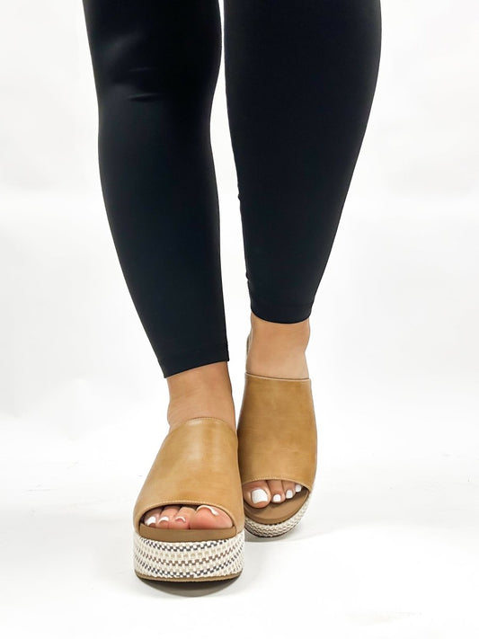 Corky's Caramel Totally Buggin Wedges - Macoma Boutique302 Wedges & Heels