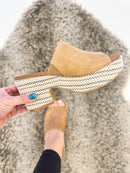 Corky's Caramel Totally Buggin Wedges - Macoma Boutique302 Wedges & Heels