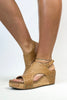 Corkys Caramel Woven Carley Sandals - FINAL SALE - Macoma Boutique302 Wedges & Heels