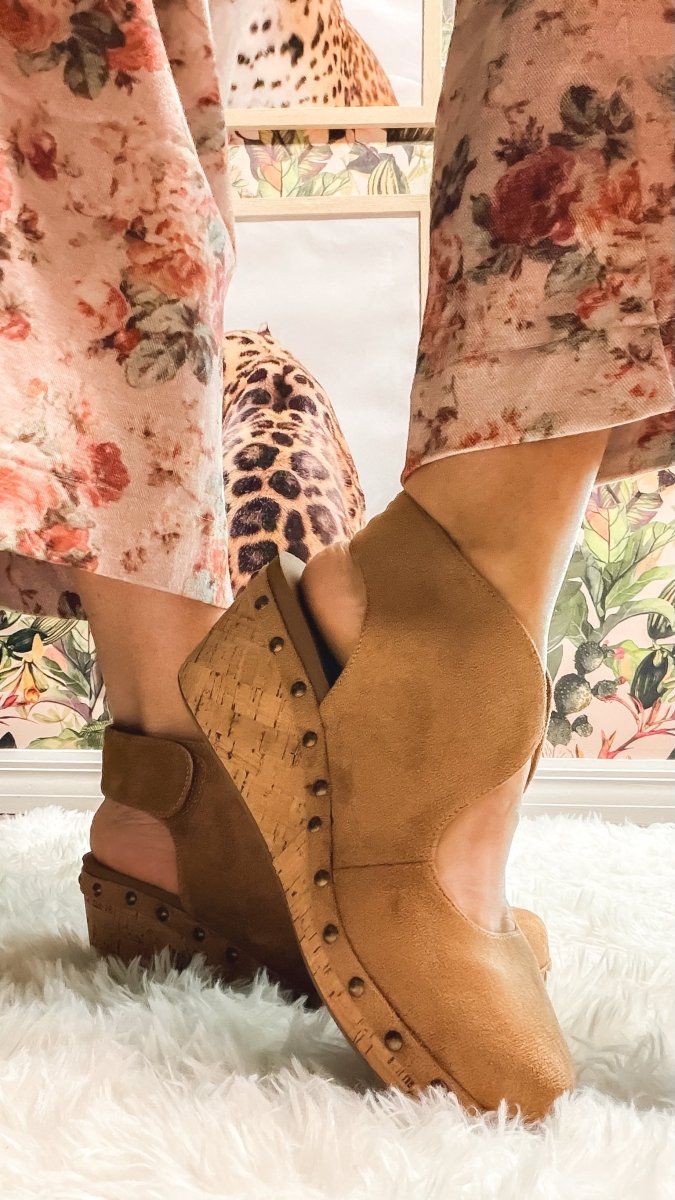 Corky's Chestnut Oh It's You Wedges - Macoma Boutique302 Wedges & Heels