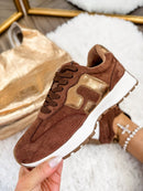 Corky's Chocolate Faux Suede No Prob Sneakers - Macoma Boutique301 Sneakers