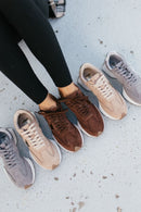 Corky's Chocolate Faux Suede No Prob Sneakers - Macoma Boutique301 Sneakers