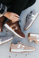 Corky's Chocolate Faux Suede No Prob Sneakers - Macoma Boutique301 Sneakers