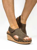 Corky's Chocolate For Keeps Sandals - Macoma Boutique302 Wedges & Heels