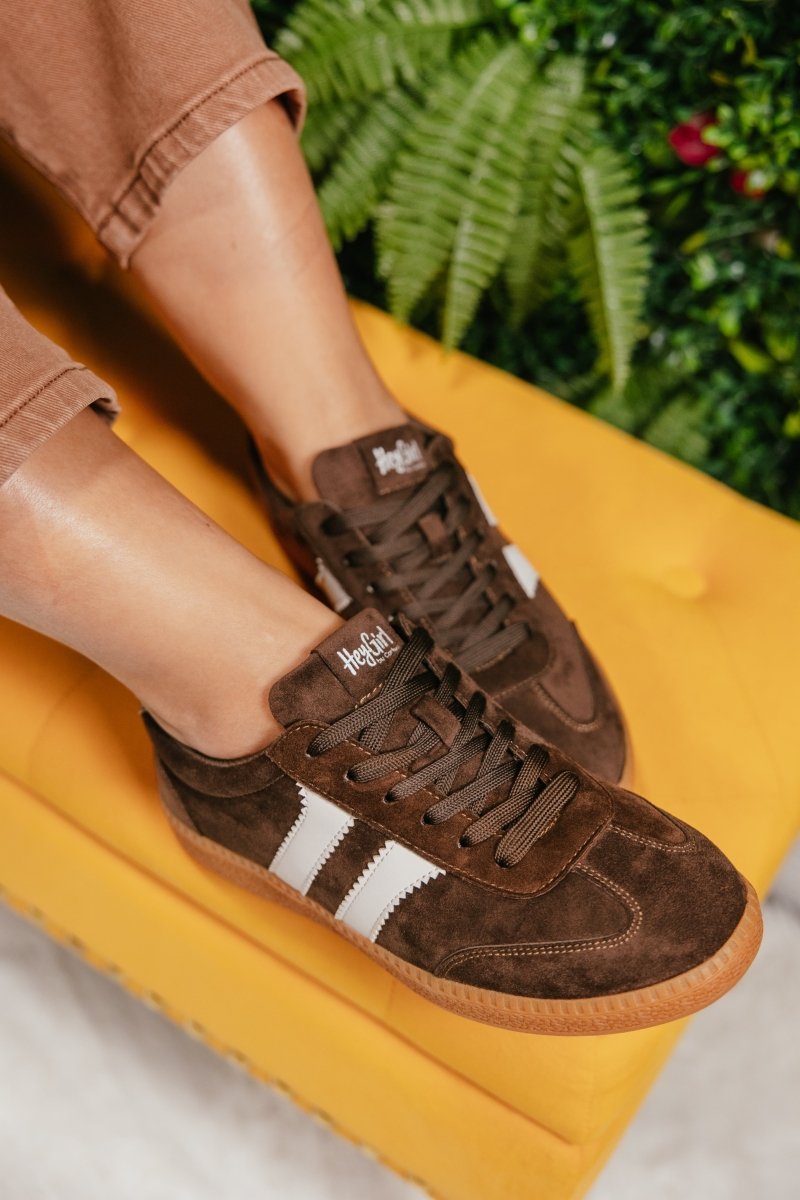 Corky's Chocolate Heads Up Sneakers - Macoma Boutique301 Sneakers