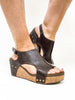 Corky's Chocolate Smooth Carley Sandals - FINAL SALE - Macoma Boutique302 Wedges & Heels