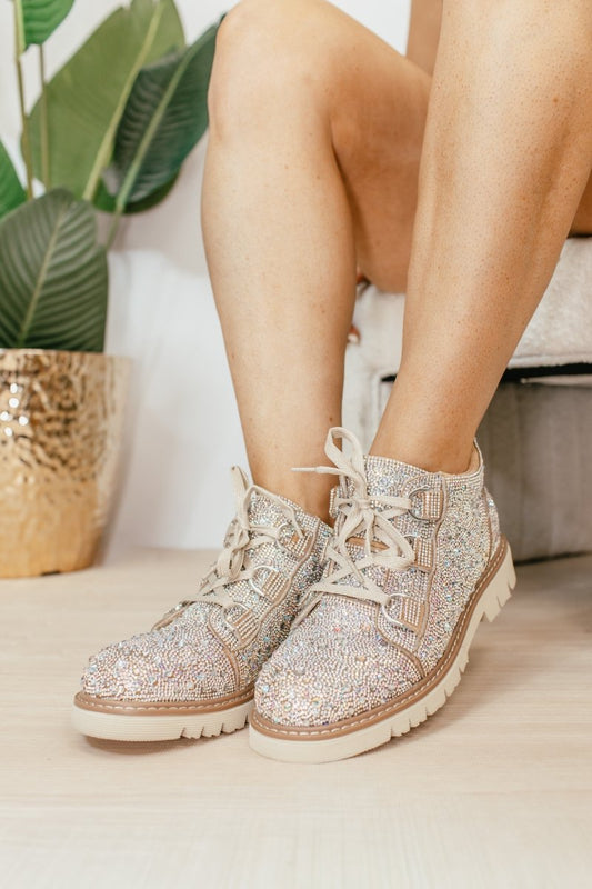 Corky's Clear Rhinestone Campfire Boots - Macoma Boutique303 Mules & Boots