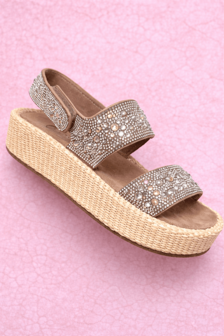 Corky's Clear Rhinestones Heatwave Sandals - Macoma Boutique304 Sandals