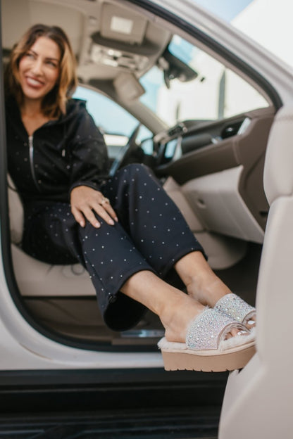 Corky's Clear Rhinestones It's Official Shoes - Macoma Boutique302 Wedges & Heels