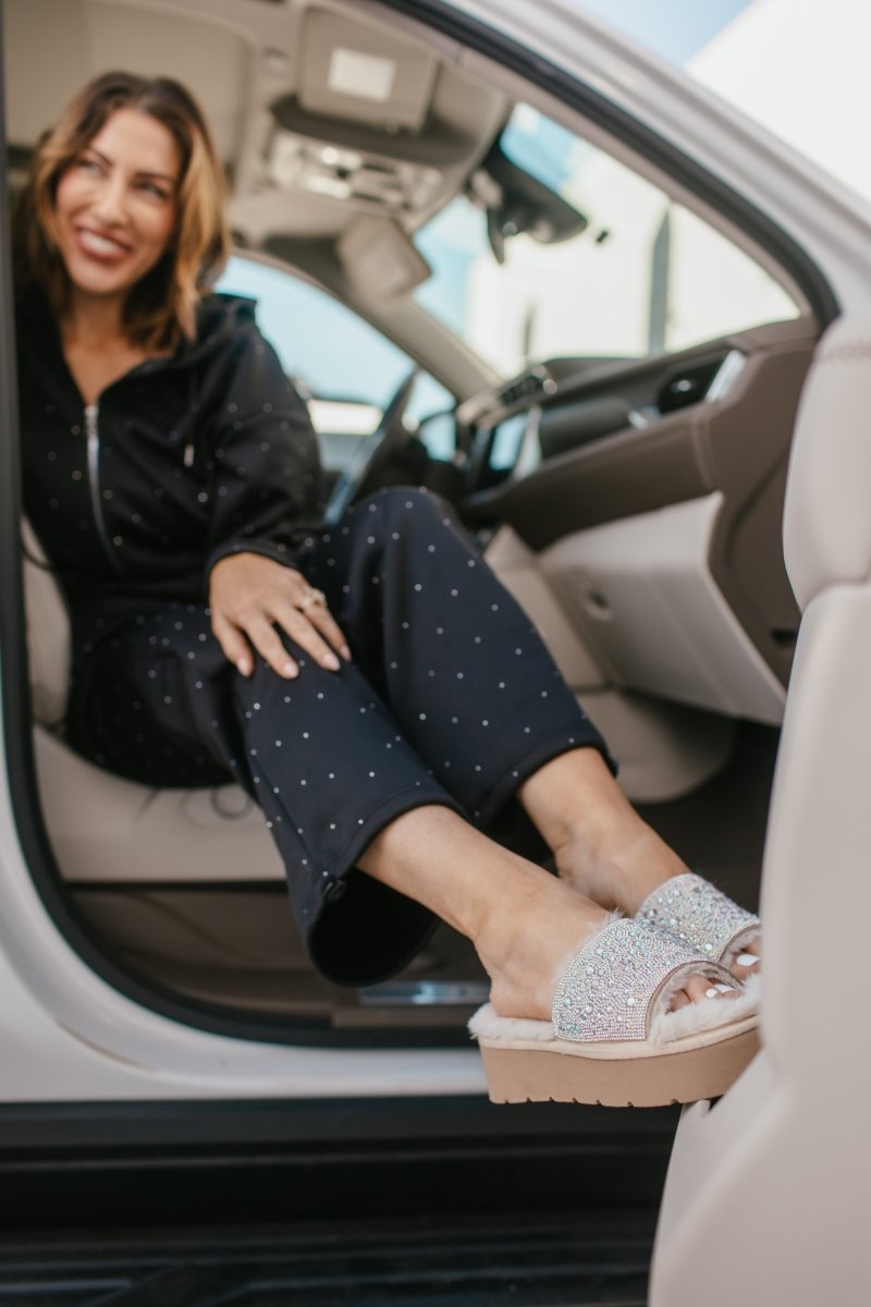 Corky's Clear Rhinestones It's Official Shoes - Macoma Boutique302 Wedges & Heels