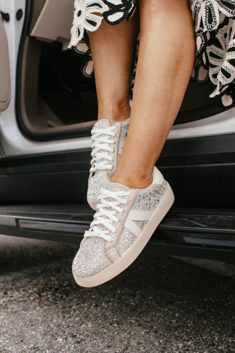 Corky's Clear Rhinestones No Chaser Sneakers