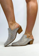 Corky's Clear Rhinestones Tex Mex Shoes - Macoma Boutique303 Mules & Boots