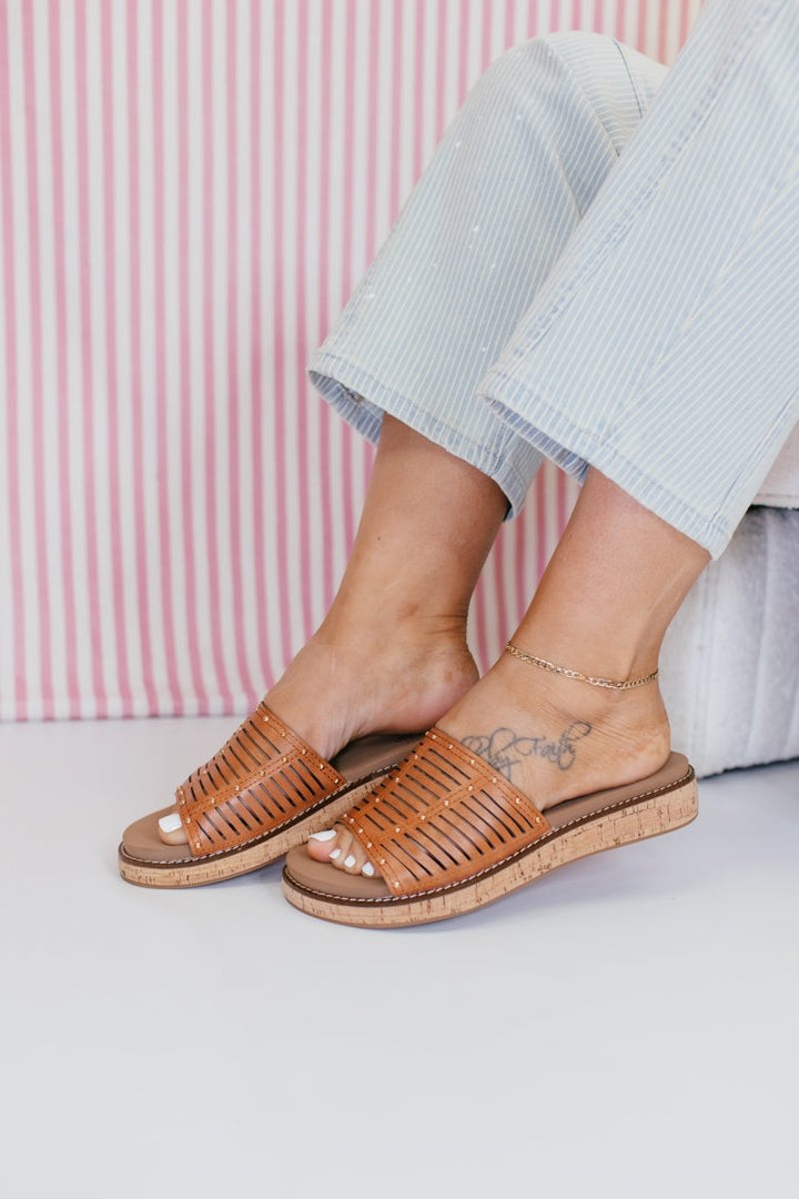 Corky's Cognac At Ease Sandals - Macoma Boutique305 Flats