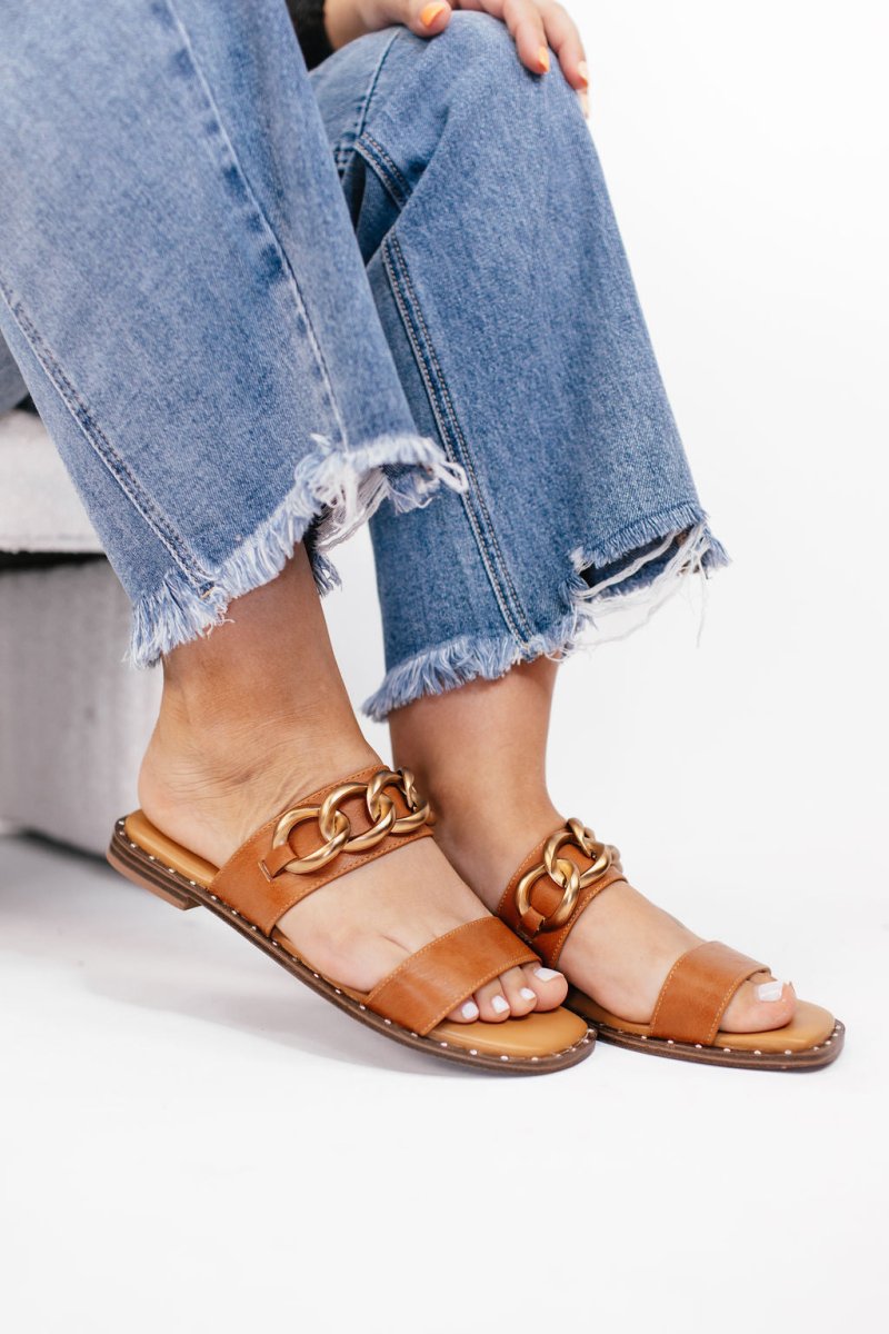 Corky's Cognac Catch Flights Not Feelings Sandals - Macoma Boutique304 Sandals