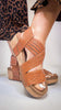 Corky's Cognac Good For You Wedges - Macoma Boutique302 Wedges & Heels