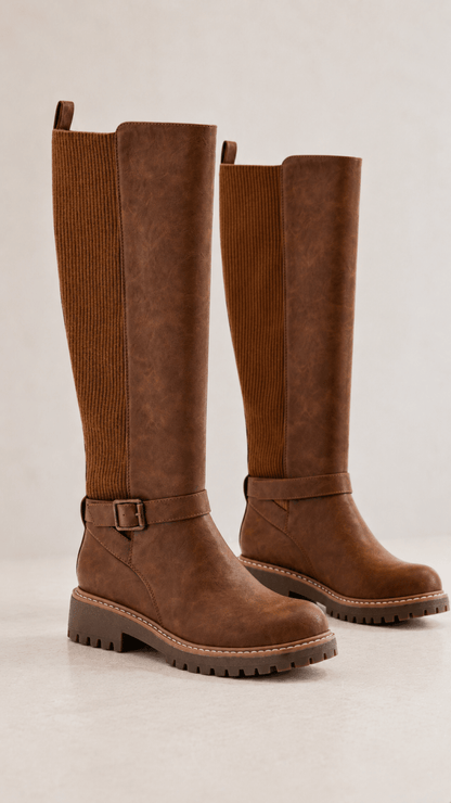 Corky's Cognac Let's Grab Coffee Boots - Macoma Boutique303 Mules & Boots