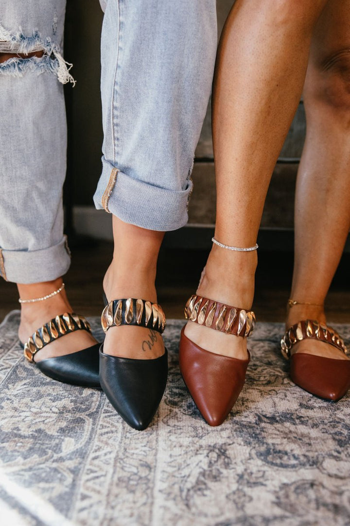 Corky's Cognac Past Curfew Mules - Macoma Boutique303 Mules & Boots