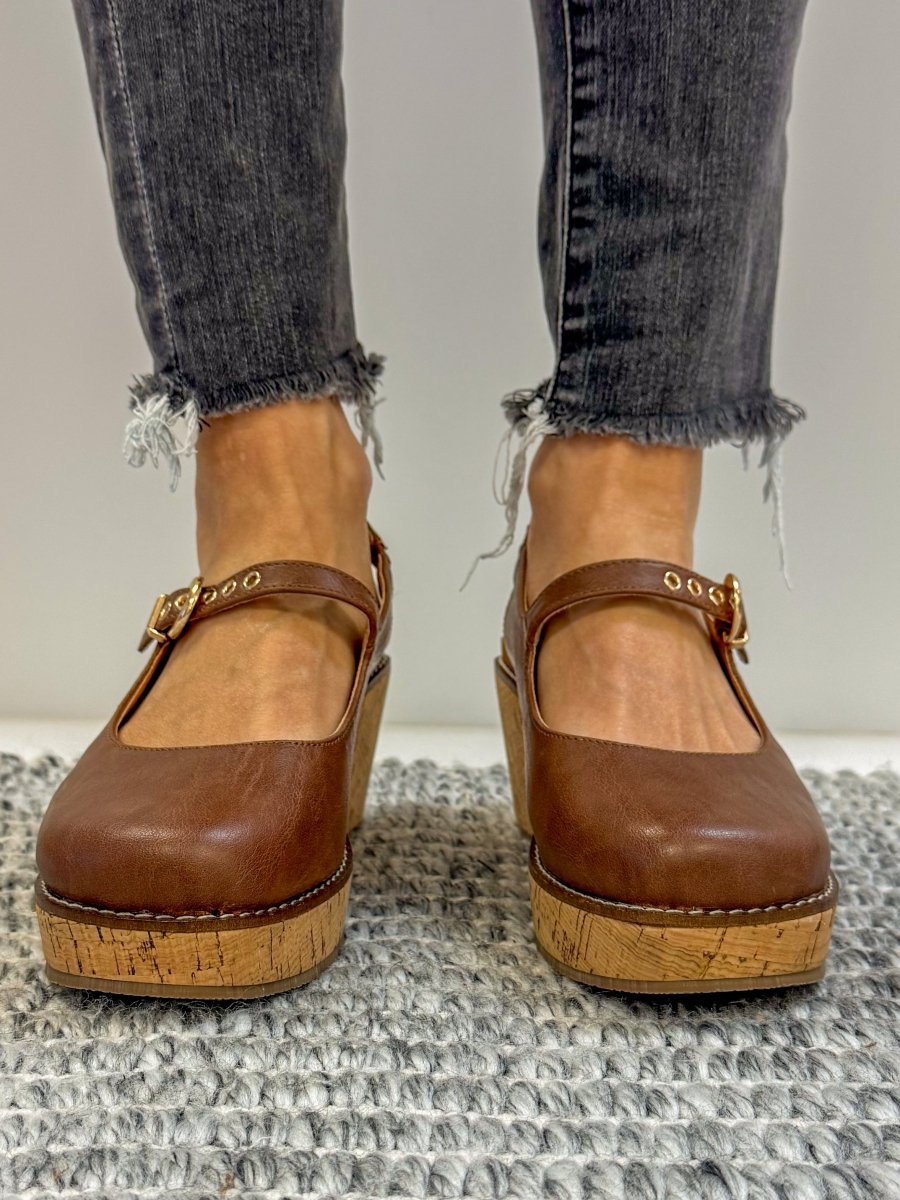 Corky's Cognac Pity Party Sandals - Macoma Boutique304 Sandals