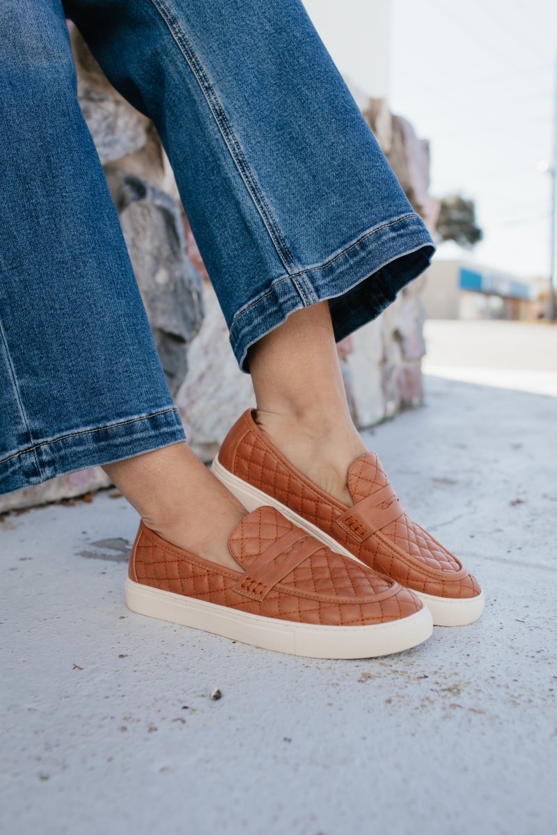 Corky's Cognac Quilty As Charged Shoes
