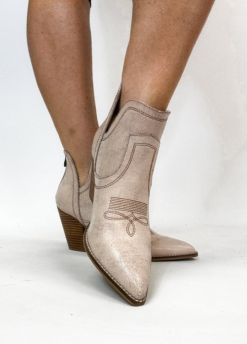 Corky's Cream Crackle Smoke Show Boots - Macoma Boutique303 Mules & Boots