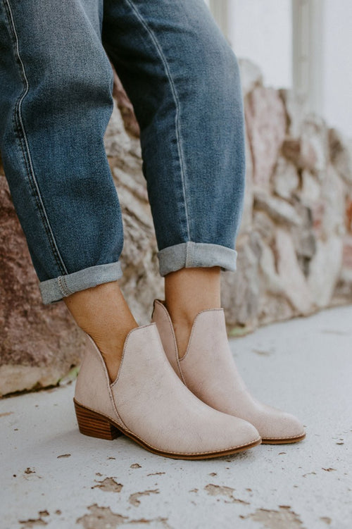 Corky's Cream Crackle Vanish Boots - Macoma Boutique303 Mules & Boots