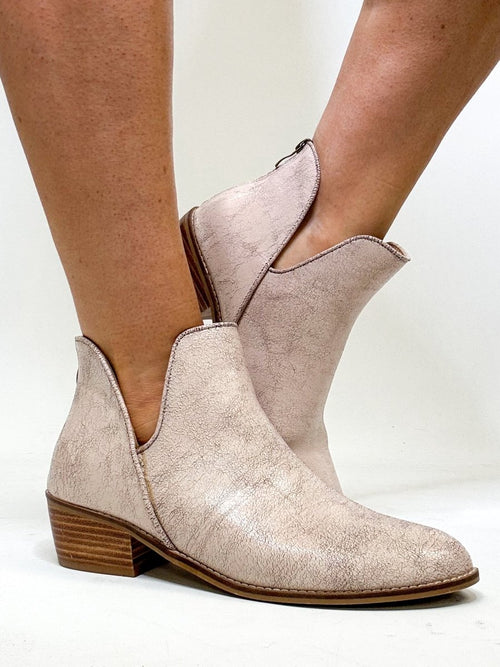 Corky's Cream Crackle Vanish Boots - Macoma Boutique303 Mules & Boots