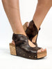 Corky's Espresso Crinkle Frisky Wedges - Macoma Boutique302 Wedges & Heels