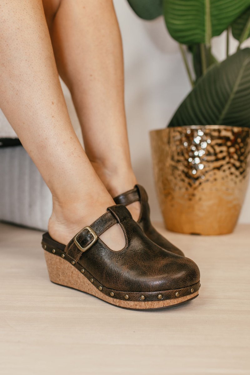 Corky's Espresso Crinkle In The Moment Wedges - Macoma Boutique302 Wedges & Heels