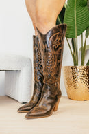 Corky's Espresso Crinkle Long Live Cowgirls Boots - Macoma Boutique303 Mules & Boots