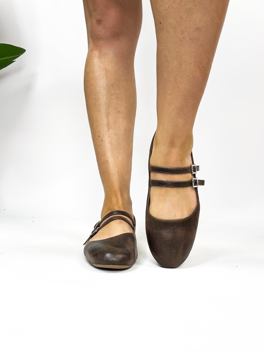 Corky's Espresso Crinkle Own It Flats - Macoma Boutique305 Flats