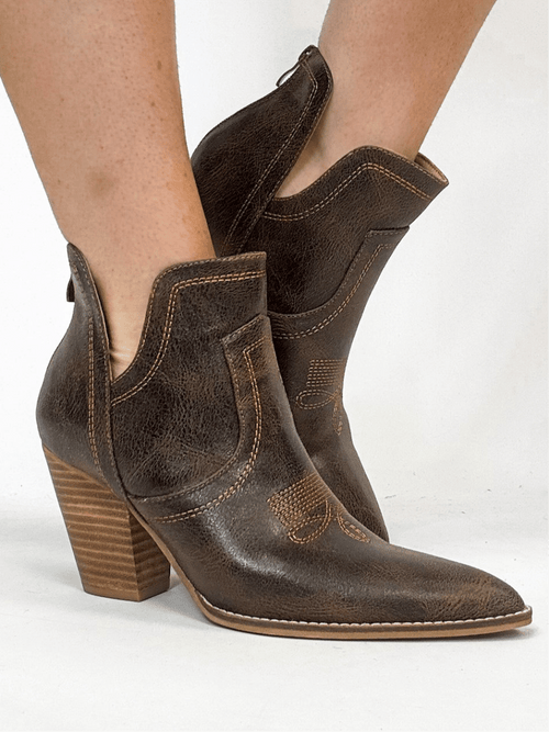 Corky's Espresso Crinkle Smoke Show Boots - Macoma Boutique303 Mules & Boots