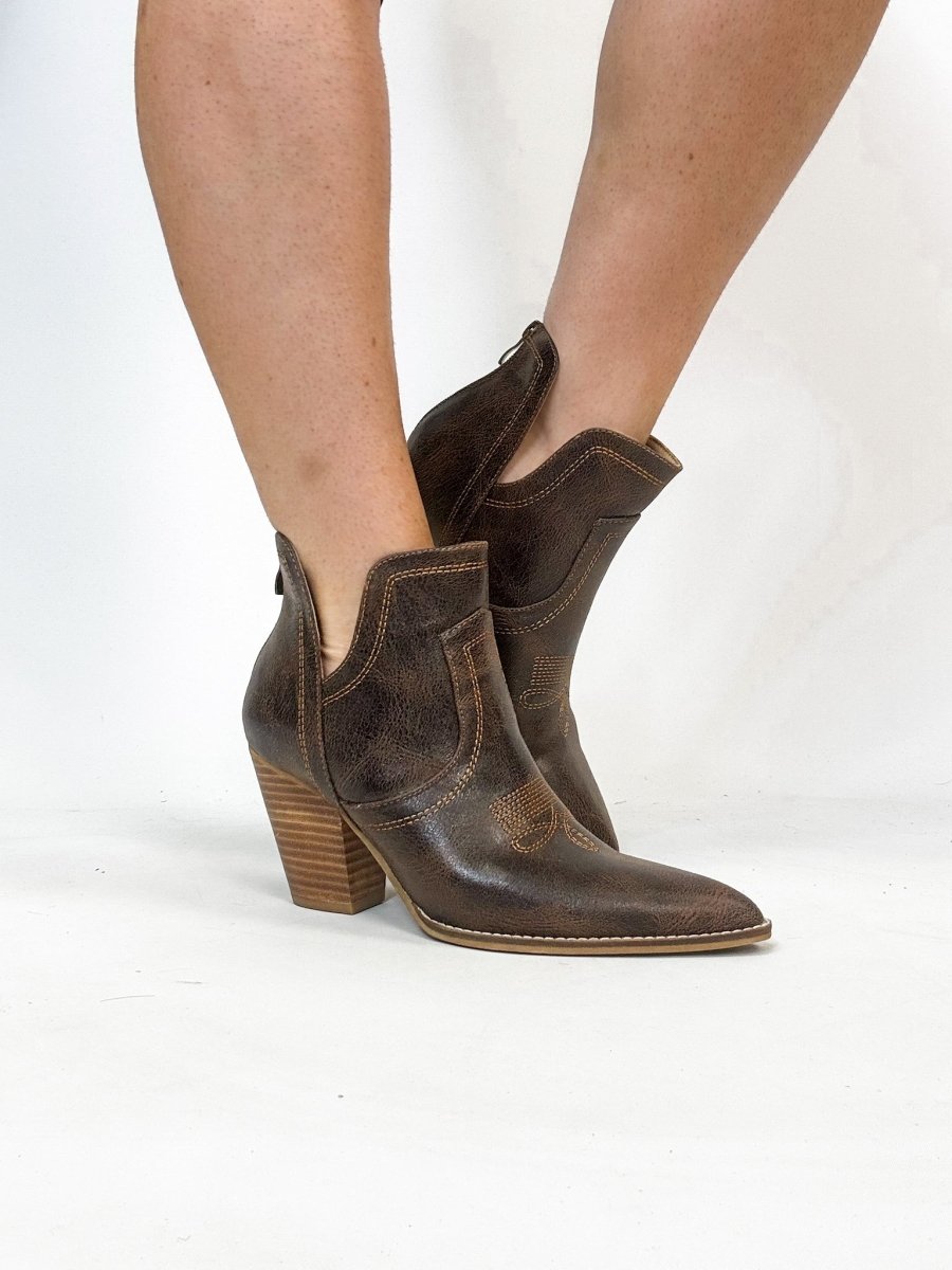 Corky's Espresso Crinkle Smoke Show Boots - Macoma Boutique303 Mules & Boots