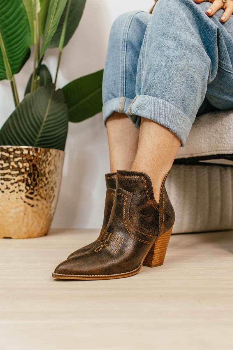 Corky's Espresso Crinkle Smoke Show Boots - Macoma Boutique303 Mules & Boots