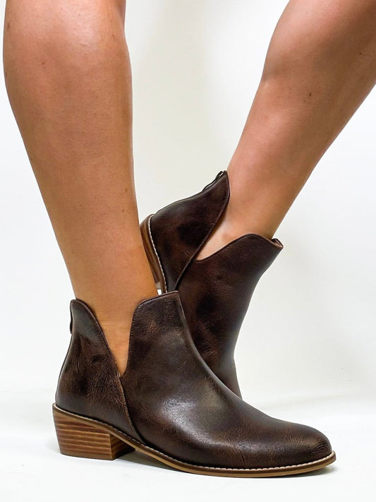 Corky's Espresso Crinkle Vanish Boots - Macoma Boutique303 Mules & Boots
