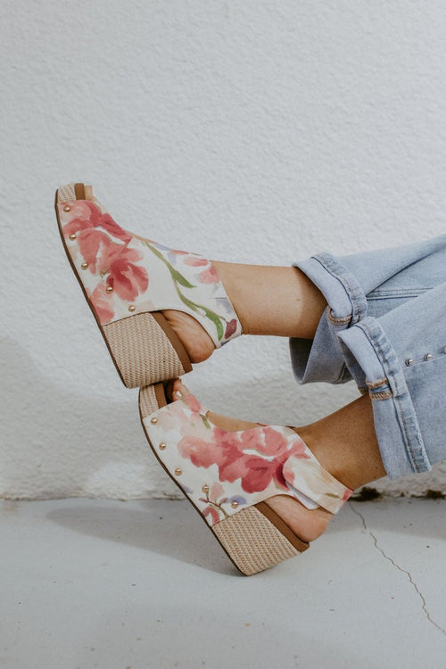 Corky's Floral Frisky Wedges - Macoma Boutique302 Wedges & Heels