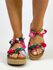 Corky's Floral Tie The Knot Sandals FINAL SALE - Macoma Boutique302 Wedges & Heels