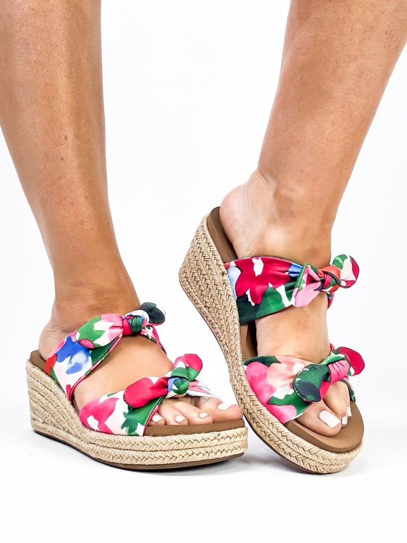 Corky's Floral Tie The Knot Sandals FINAL SALE