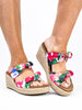 Corky's Floral Tie The Knot Sandals FINAL SALE - Macoma Boutique302 Wedges & Heels
