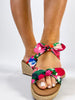 Corky's Floral Tie The Knot Sandals FINAL SALE - Macoma Boutique302 Wedges & Heels
